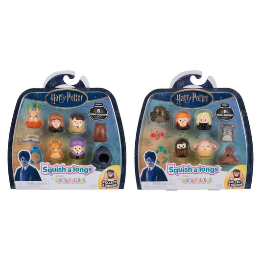Squish-a-longs 2,5 cm Harry Potter 6-pack - Assorted