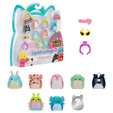 Squish-a-longs 2,5 cm 8-pack S3 - Assorted