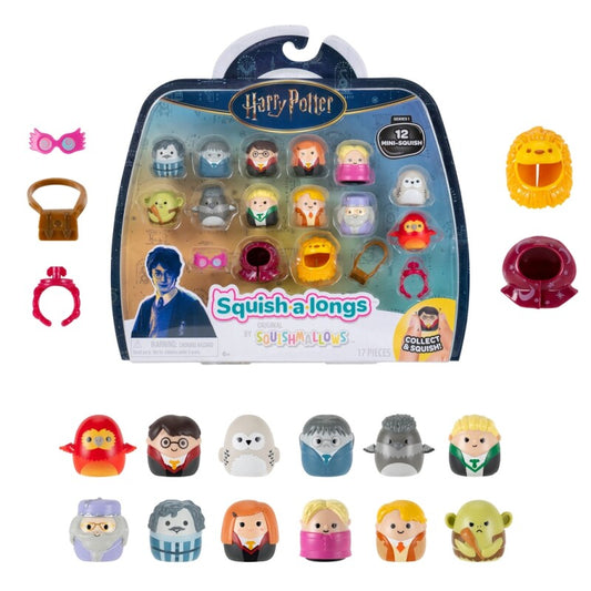 Squish-a-longs 2,5 cm Harry Potter 12-pack - assorted