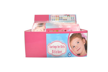 Adhesive earrings and nail stickers