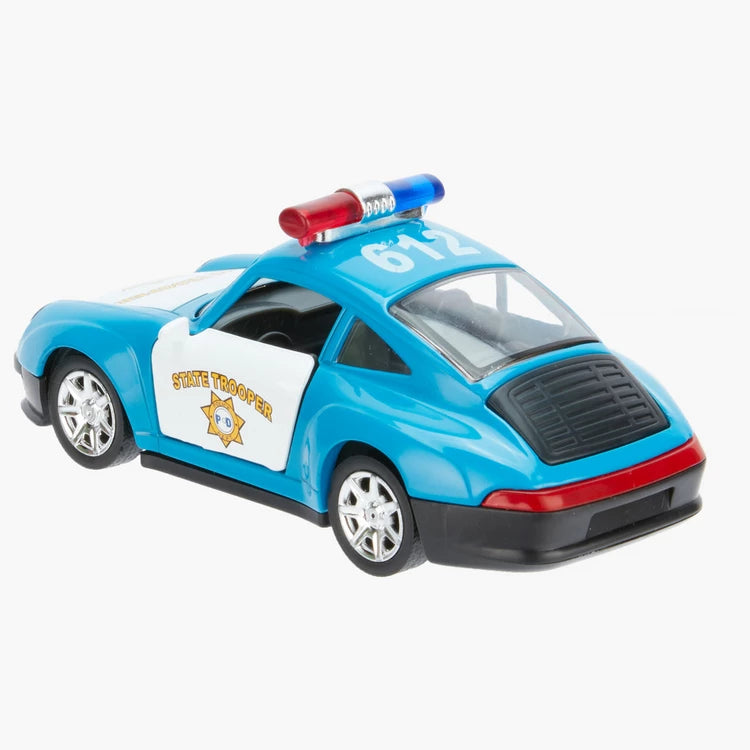 Leksaksbil Die Cast Porsche i Polisbilsdesign 14 cm