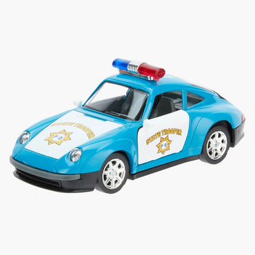 Leksaksbil Die Cast Porsche i Polisbilsdesign 14 cm