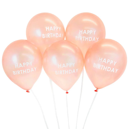Talking-Tables-Ballonger-5-pack-Happy-Birthday-Rosa-Guld