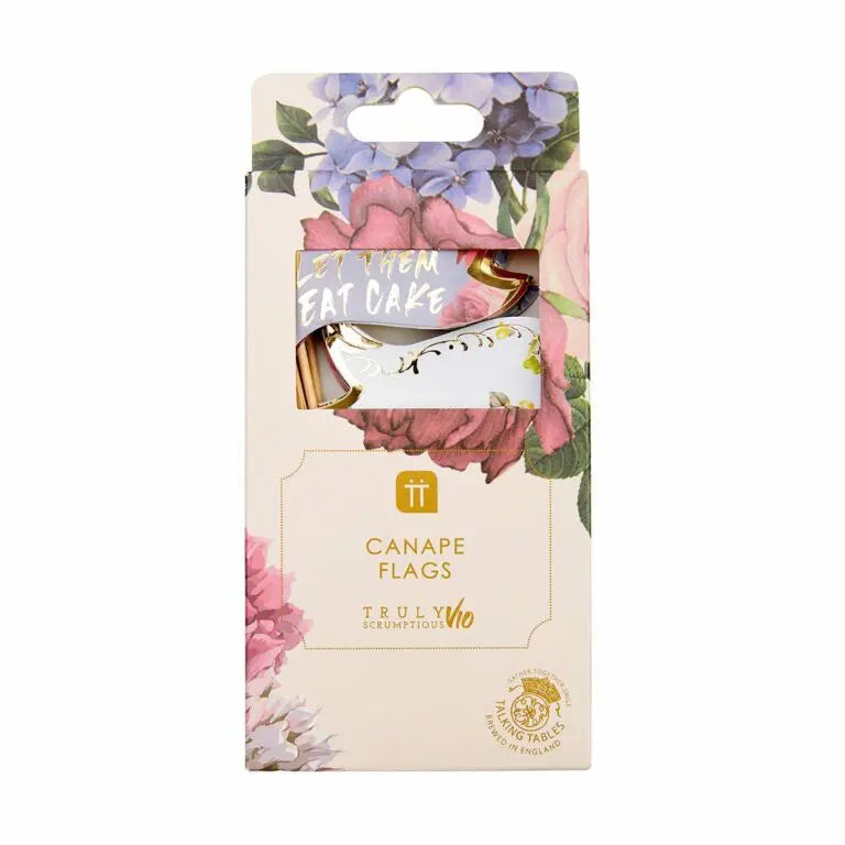 Truly Scrumptious vintage canapéflaggor