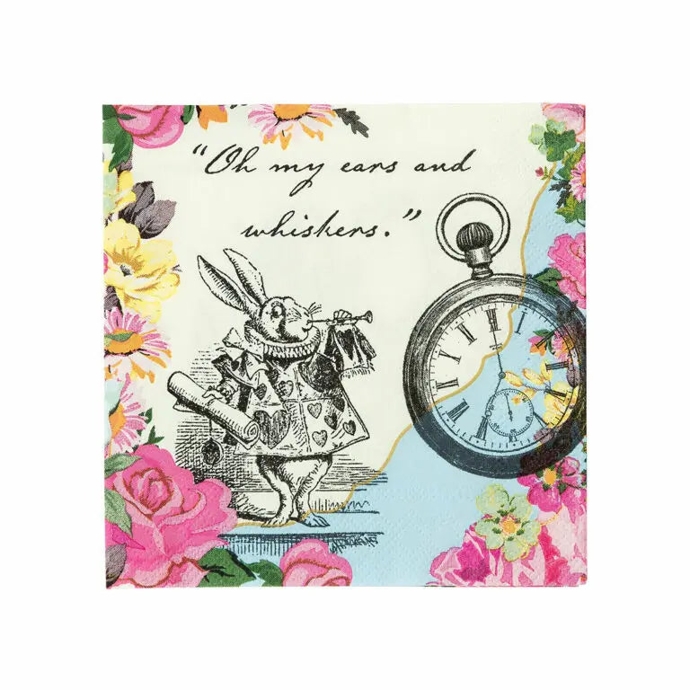 Servetter 20-pack Alice i Underlandet 25x25 cm Truly Alice