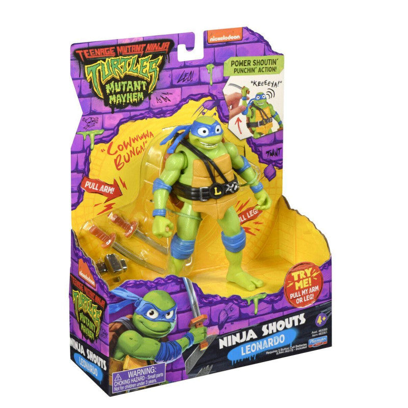 Turtles Mutant Mayhem Figur med Ljud 14cm