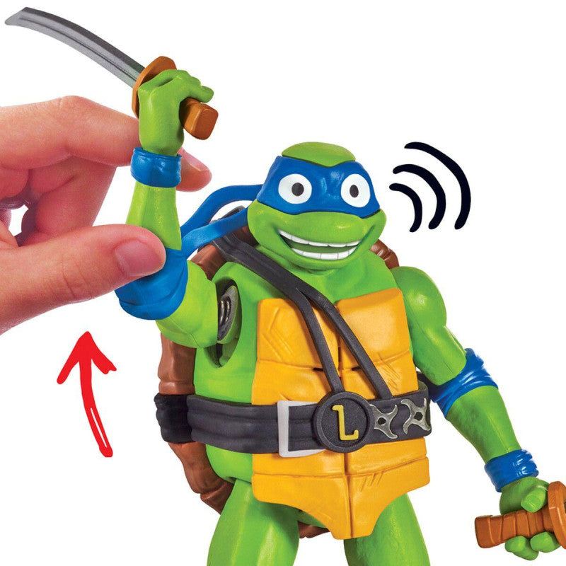 Turtles Mutant Mayhem Figur med Ljud 14cm