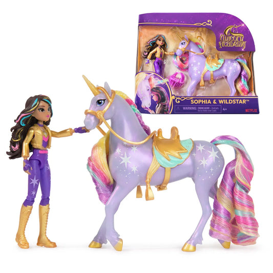 Unicorn Academy Doll & Unicorn - Sophia & Wildstar