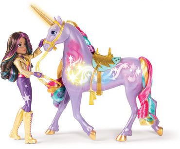 Unicorn Academy Rainbow Light Up Wildstar 28 cm