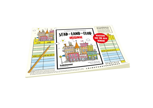 Stad-Land-Flod Spelblock