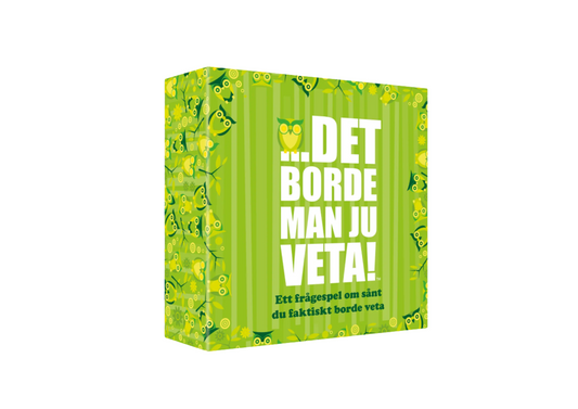 Sällskapsspel Det Borde Man Ju Veta!