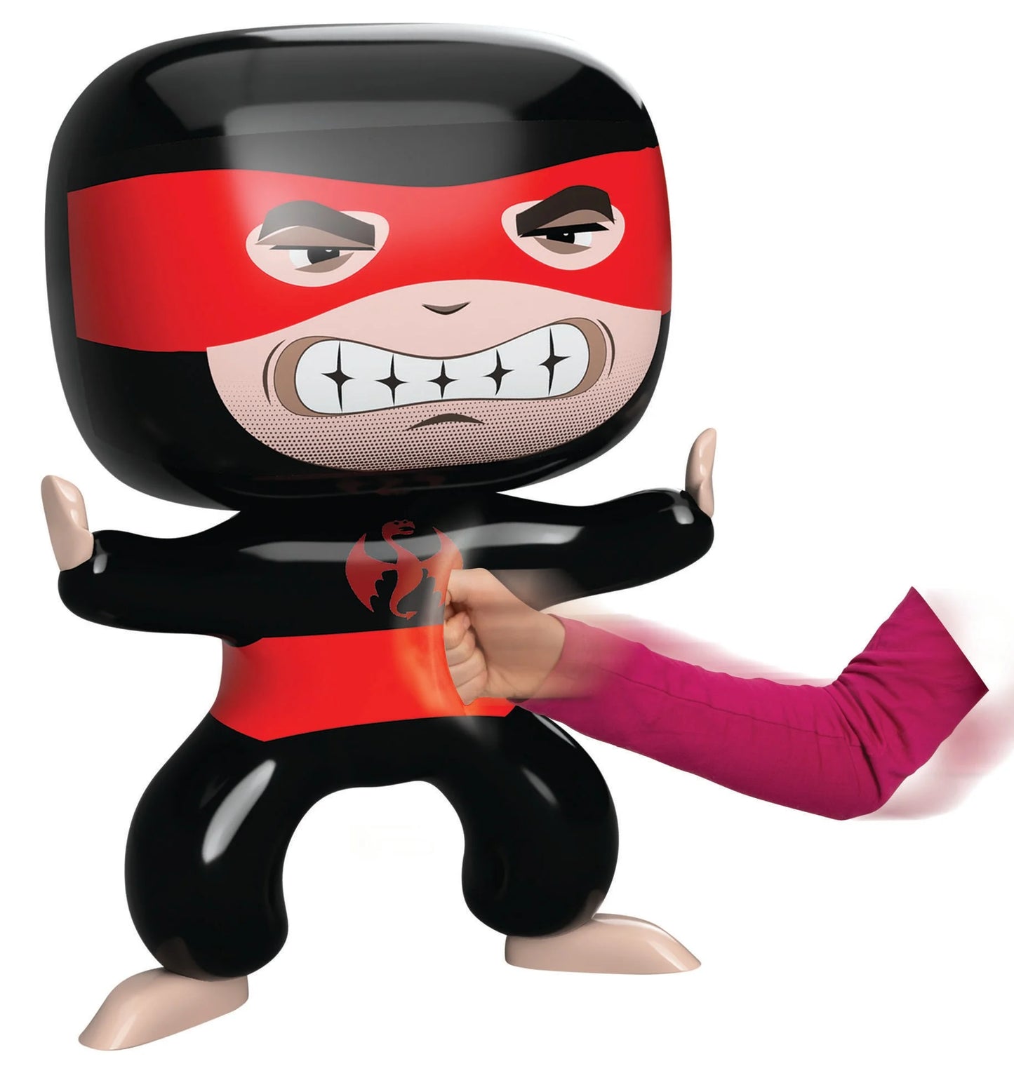 Uppblåsbar Slagpåse Ninja Wubble Rumbler