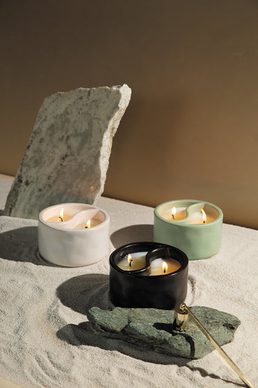 Doftljus Yin Yang Black