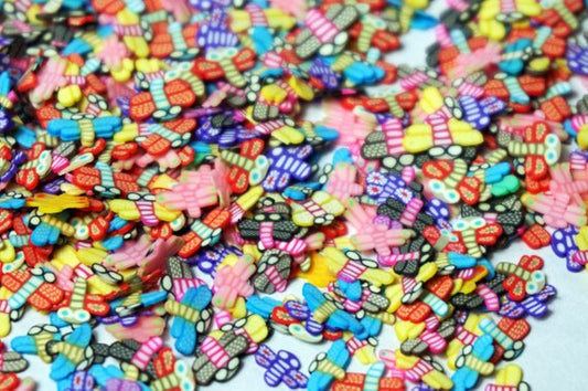 Miniature Deco Fimo Discs Dragonfly