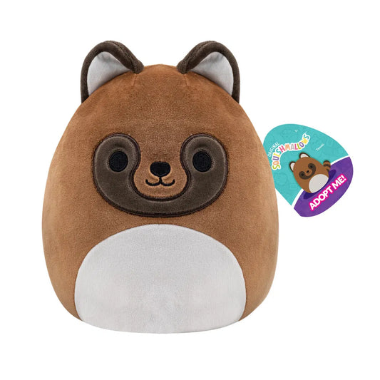 Squishmallows Official Kellytoy Adopt Me - Tanuki 20 CM Asst. CDU