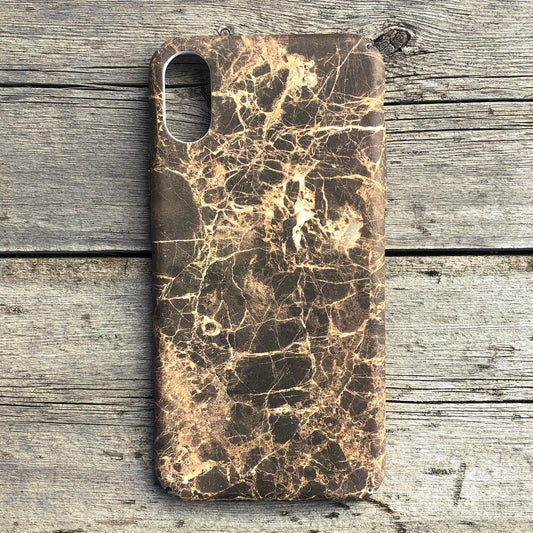 Mobile Case Brown Marble for iPhone X/XS