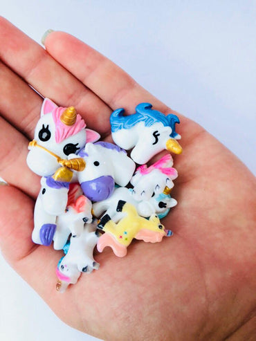 Miniatyr Deco Unicorn Mix 10-pack – Slime Dekorationer