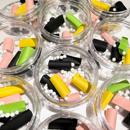 DIY Charms Foam Strip Java Chip + Plastburk Med Skruvlock