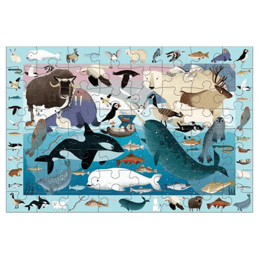 Mudpuppy Puzzle Search & Find Arctic Life 64 pieces