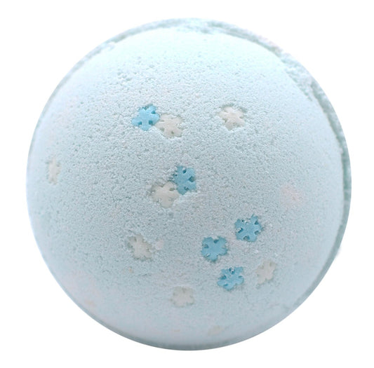 Badbomb Happy Bath Snöflinga med Blåbärsdoft dia 7.5 cm 180 g