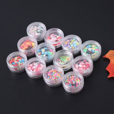 Miniatyr Deco Strössel Mix 12-pack - Slime Dekorationer