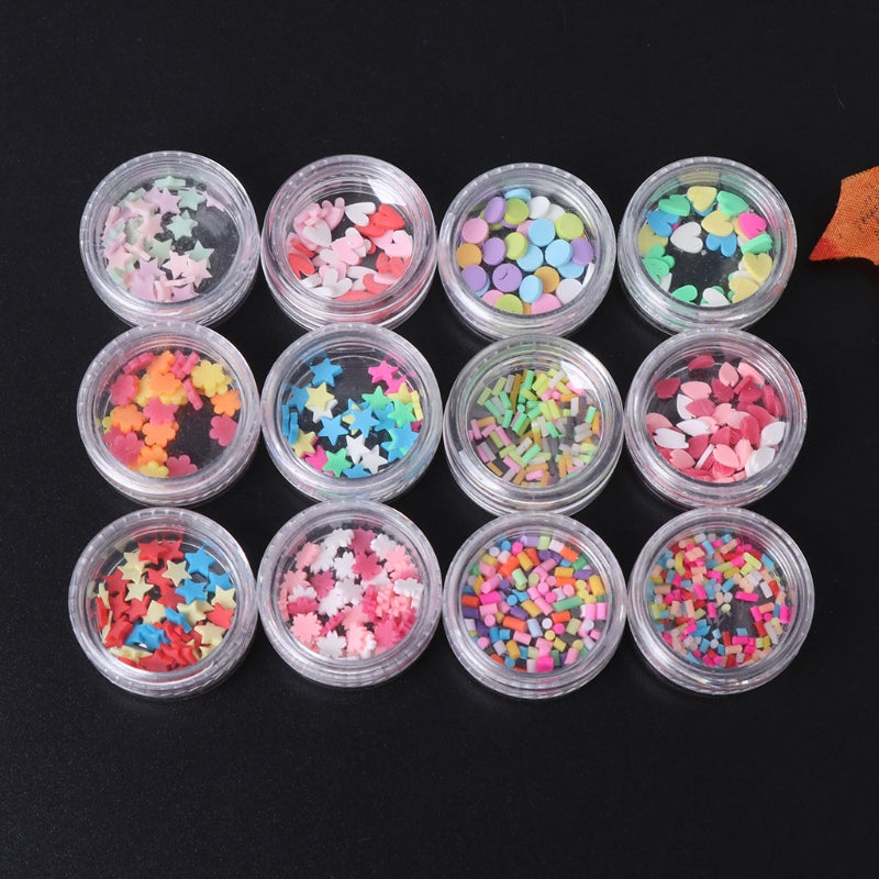 Miniatyr Deco Strössel Mix 12-pack - Slime Dekorationer