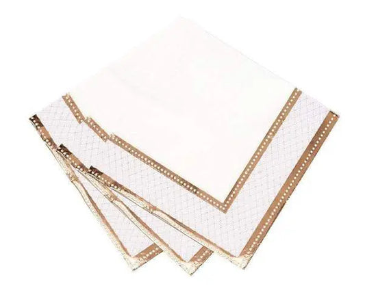 Talking Tables Servetter Roseguld Metallic