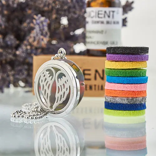 Ancient Wisdom Halsband Aromaterapi Angel Wings