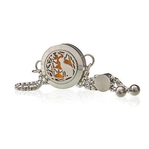 Armband Aromaterapi Cat and Flowers
