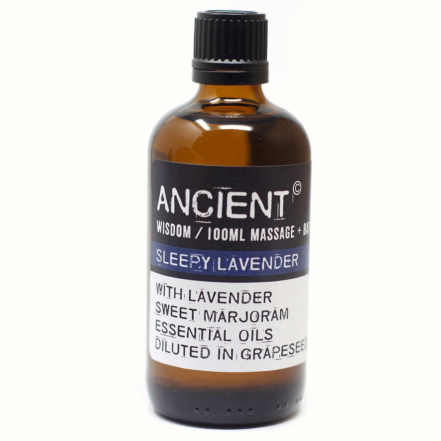 112150-11 Sleepy Lavender Eteriska Kropps- Och Massageoljor För Aromaterapi 100 ml - Ancient Wisdom