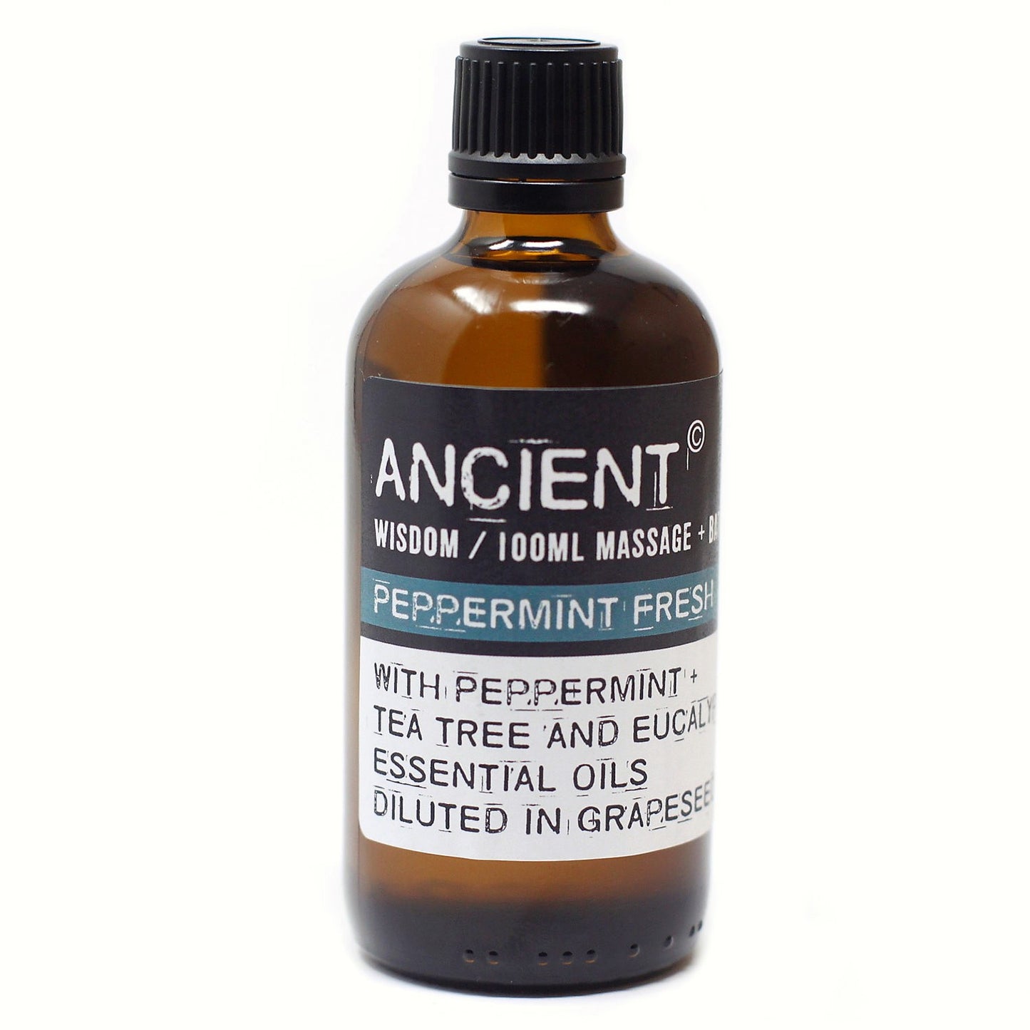 112150-6 Peppermint Fresh Eteriska Kropps- Och Massageoljor För Aromaterapi 100 ml - Ancient Wisdom