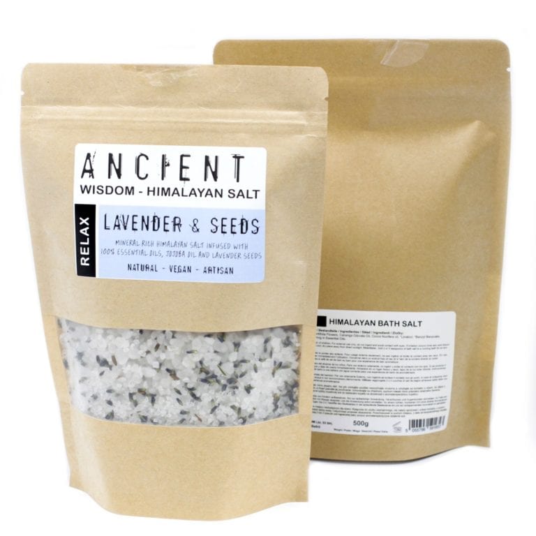 Badsalt Himalaya Relax Eterisk Olja Lavendel