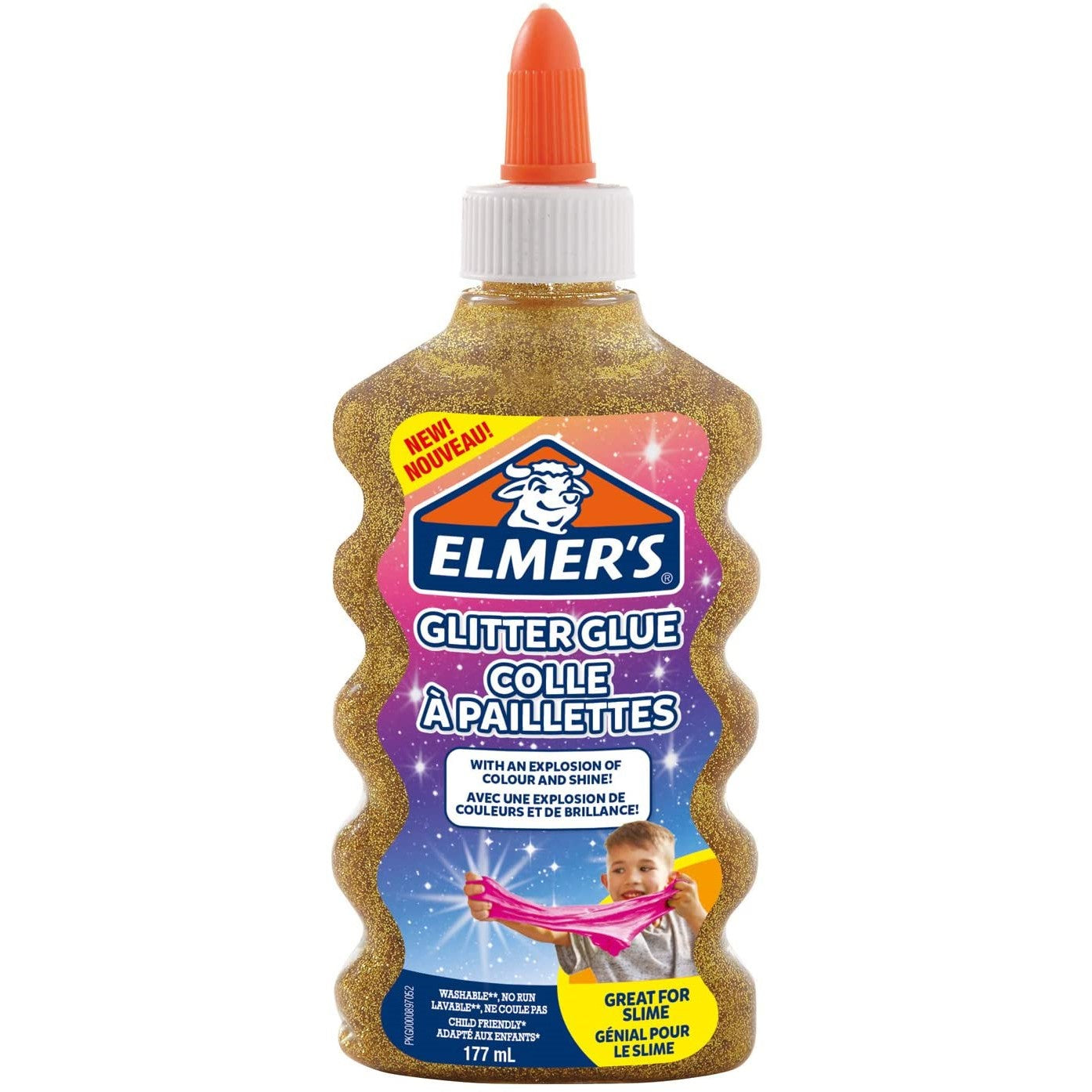 112358-3 Elmer’s Glitter Färg 177 ml PVA Lim Till Slime