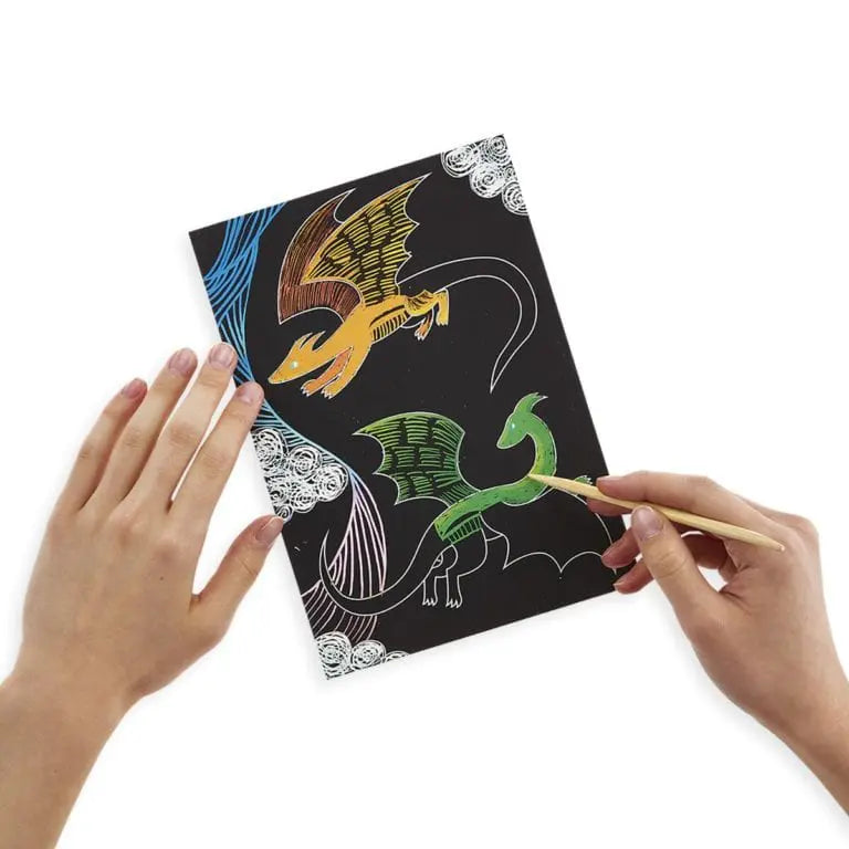 Skrapmotiv Drake Art Kit