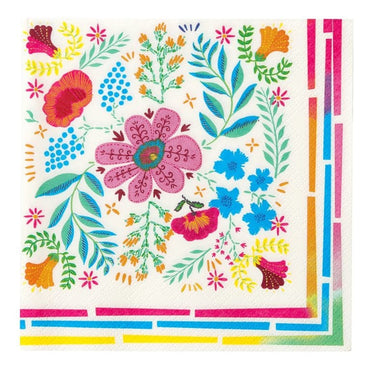Servetter Boho Blommönster