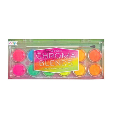 Watercolor Neon Chroma Blends