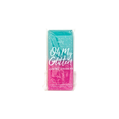 112637-3 OOLY Suddgummi Oh My Glitter Jumbo Erasers