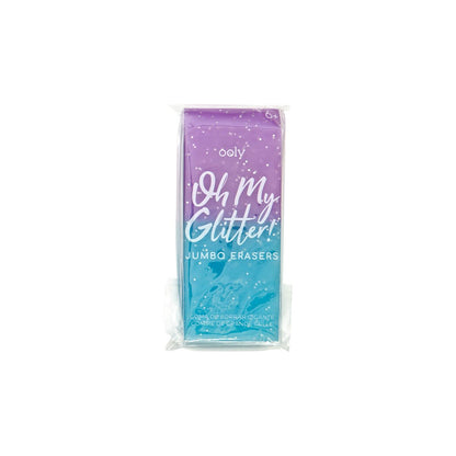 112637-6 OOLY Suddgummi Oh My Glitter Jumbo Erasers
