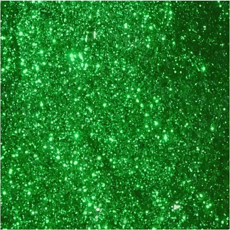 Glitter och Paljetter Grön