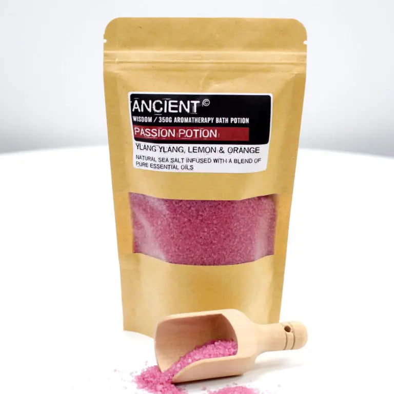 Badsalt Passion Eterisk Olja Ylang Ylang, Citron, Apelsin 350 gram