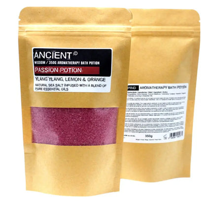 Badsalt Passion Eterisk Olja Ylang Ylang, Citron, Apelsin 350 gram