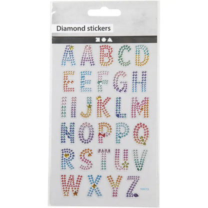 Diamond Stickers Alphabet