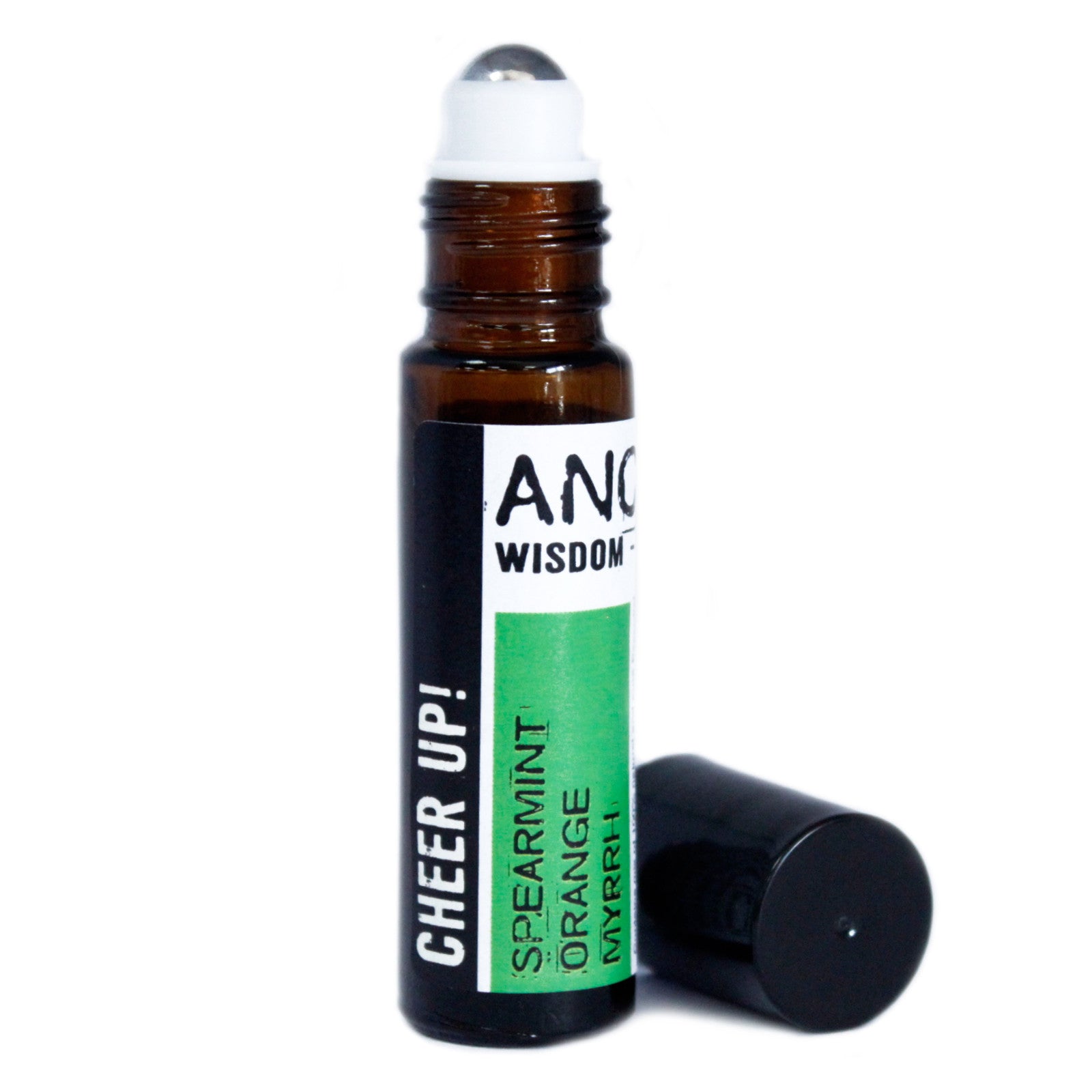 113176-1 Ancient Wisdom Roll On Rena Eteriska Oljeblandningar för Aromaterapi 10 ml Cheer Up