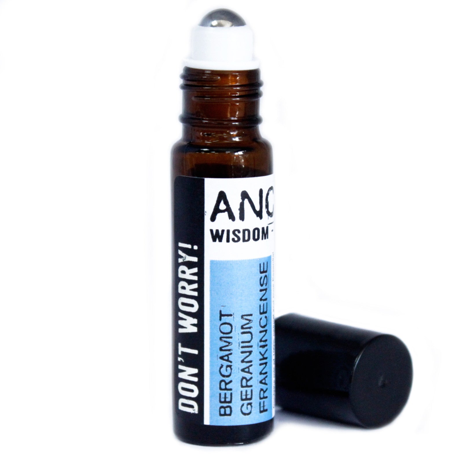 113176-2 Ancient Wisdom Roll On Rena Eteriska Oljeblandningar för Aromaterapi 10 ml Dont Worry