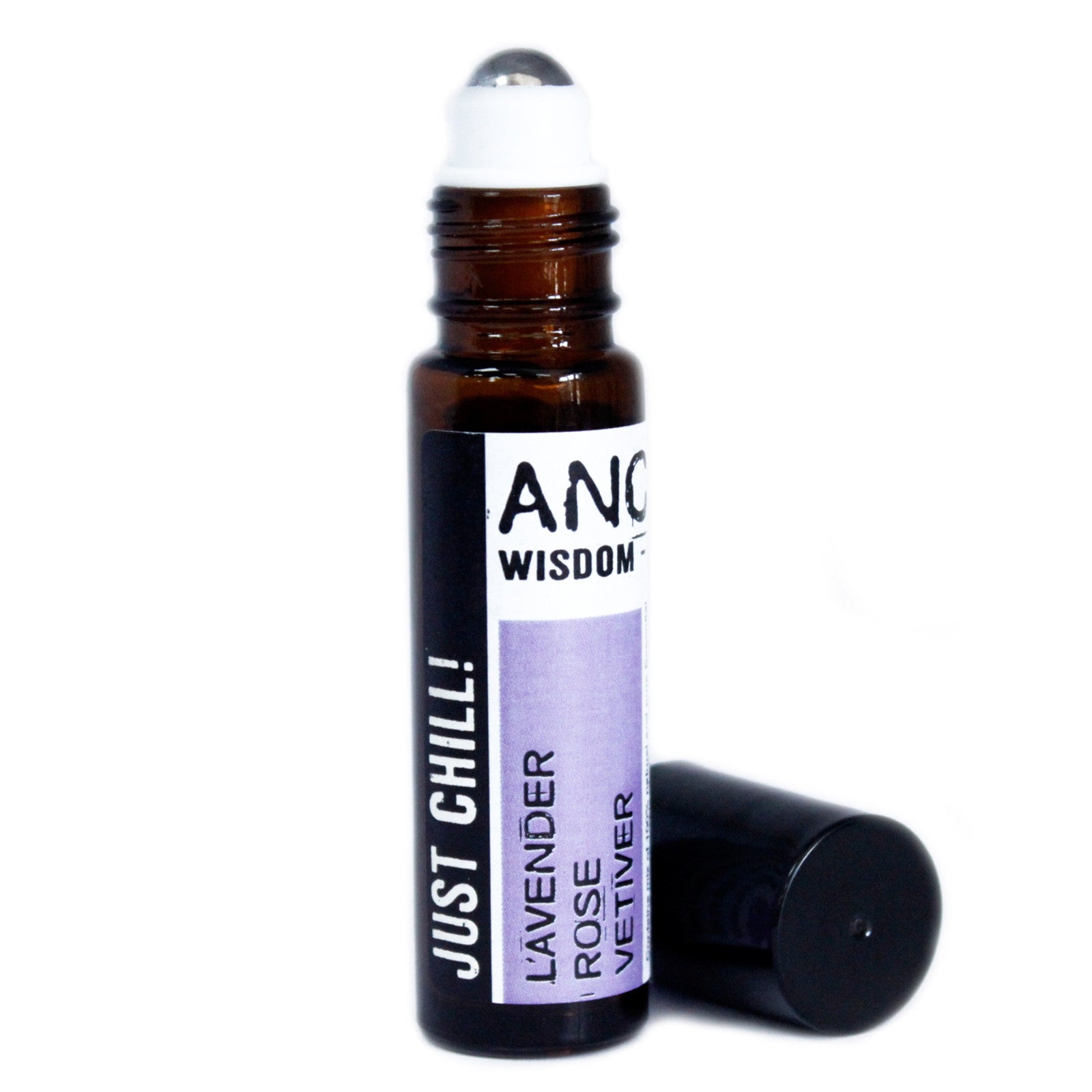 113176-5 Ancient Wisdom Roll On Rena Eteriska Oljeblandningar för Aromaterapi 10 ml Just Chill
