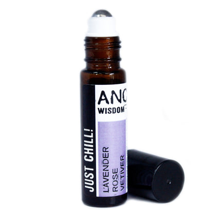 113176-5 Ancient Wisdom Roll On Rena Eteriska Oljeblandningar för Aromaterapi 10 ml Just Chill