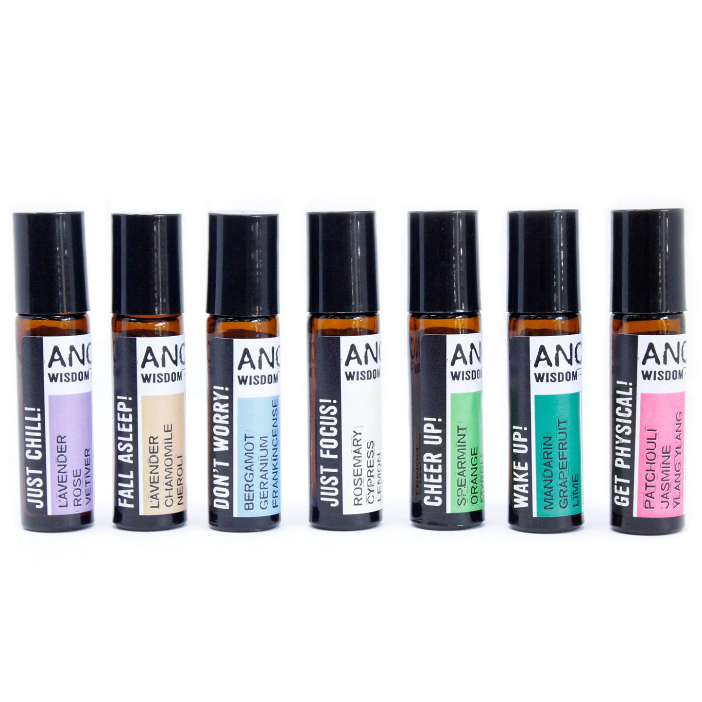 113176 Ancient Wisdom Roll On - Don't Worry! Rena Eteriska Oljeblandningar för Aromaterapi 10 ml
