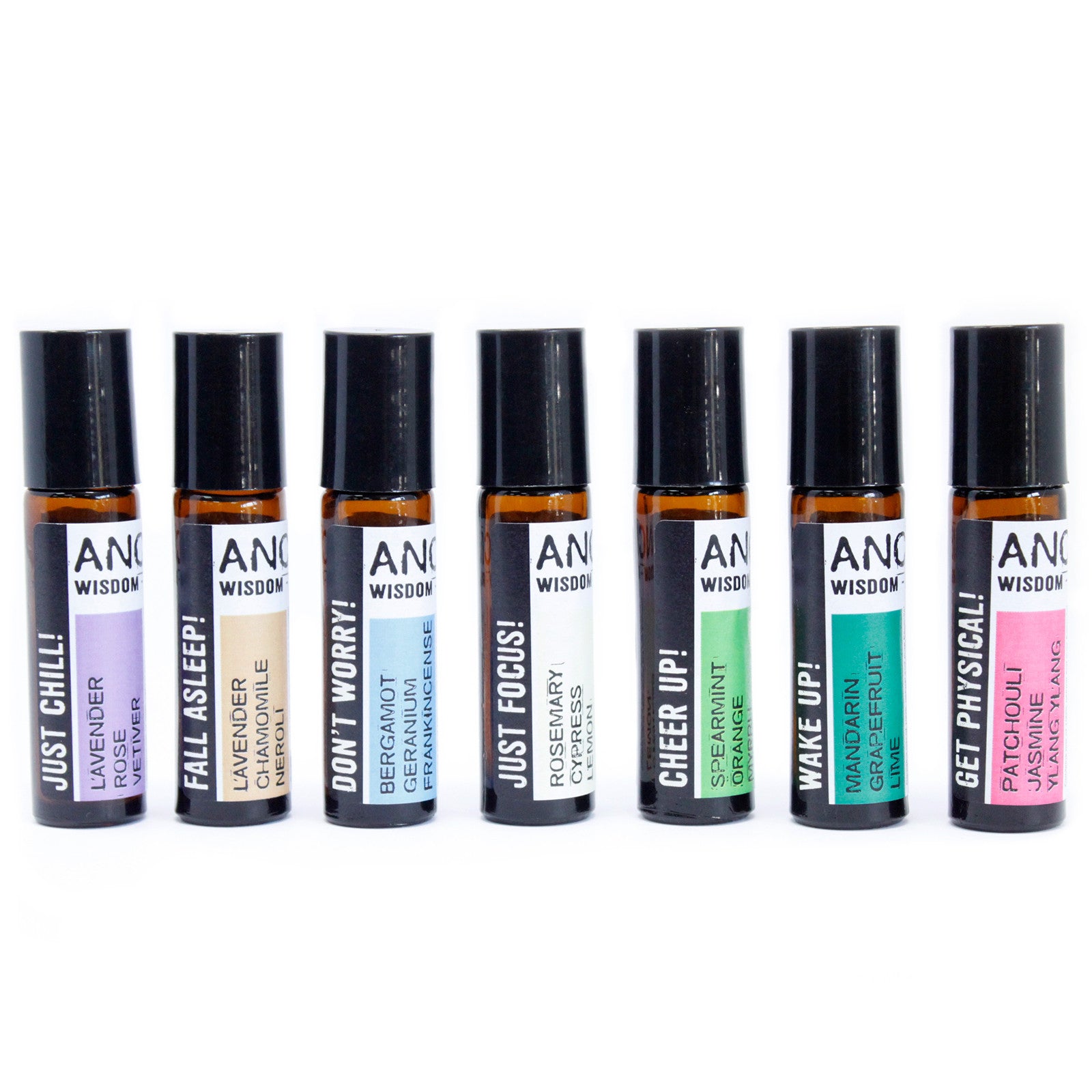 113176 Ancient Wisdom Roll On - Don't Worry! Rena Eteriska Oljeblandningar för Aromaterapi 10 ml