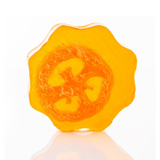 Tvål Loofah Soap Orange