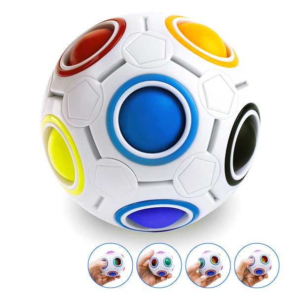 Rainbow Puzzle Ball Fidget Toy